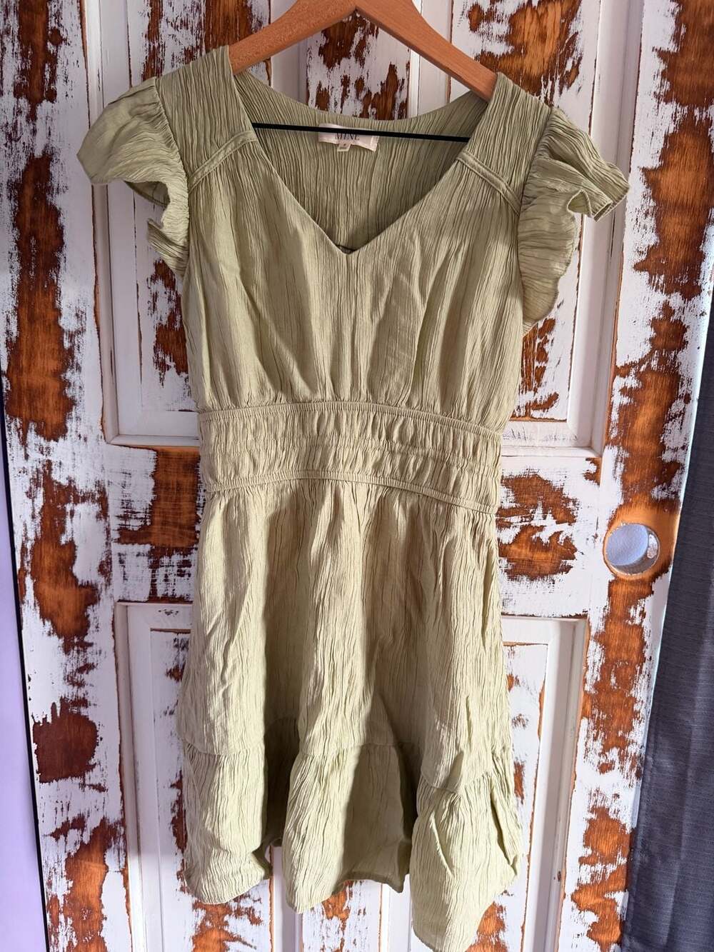 MINE Babydoll Lightweight Gauze Dress Size Small Cottagecore Fairy
